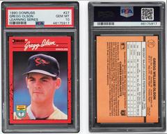 Gregg Olson #27 Baseball Cards 1990 Donruss Learning Series Prices