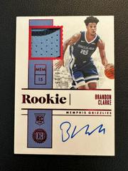 Brandon Clarke [Autograph Red] Basketball Cards 2019 Panini Encased Prices