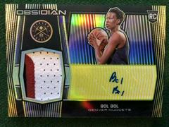Bol Bol [Electric Etch Yellow] #RA-BOL Basketball Cards 2019 Panini Obsidian Rookie Autographs Prices