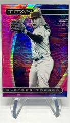 Gleyber Torres [Pink Pulsar] #24 Baseball Cards 2021 Panini Chronicles Titan Prices