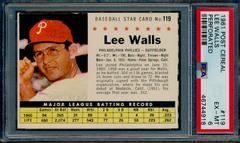 Lee Walls [Perforated] Baseball Cards 1961 Post Cereal Prices