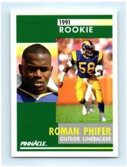Roman Phifer Football Cards 1991 Pinnacle Prices