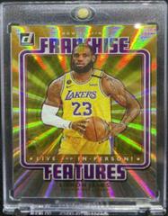 LeBron James [Yellow Laser] #14 Basketball Cards 2020 Donruss Franchise Features Prices