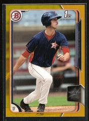 Kyle Tucker [Chrome Gold Refractor] #75 Baseball Cards 2015 Bowman Draft Prices
