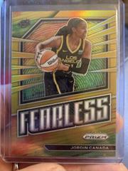 Jordin Canada [Gold] #15 Basketball Cards 2023 Panini Prizm WNBA Fearless Prices
