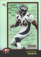 Shannon Sharpe [Interstate Refractors] Football Cards 1998 Bowman Chrome Prices