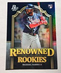 Michael Harris II #RR-9 Baseball Cards 2023 Bowman Platinum Renowned Rookies Prices