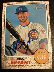 Kris Bryant #KB Baseball Cards 2017 Topps Heritage Real One Autographs Prices