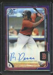 Rafael Devers [Purple Refractor] Baseball Cards 2015 Bowman Chrome Autograph Prospect Prices
