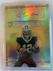 Chris Olave [Red] Football Cards 2022 Panini Illusions Rookie Endorsements Autographs Prices