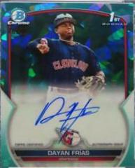 Dayan Frias [Aqua] #BSPA-DF Baseball Cards 2023 Bowman Chrome Sapphire Autographs Prices