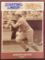 Johnny Bench Baseball Cards 1989 Kenner Starting Lineup Baseball Greats Prices