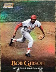 Bob Gibson [Orange Refractor] Baseball Cards 2019 Stadium Club Chrome Prices
