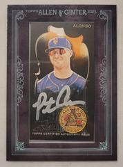 Pete Alonso [X Black] #MA-PA Baseball Cards 2023 Topps Allen & Ginter Mini Framed Autographs Prices
