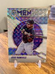 Jose Ramirez [White] Baseball Cards 2022 Panini Mosaic Men of Mastery Prices