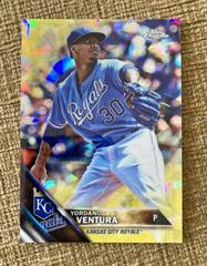 Yordano Ventura [Gold] #296 Baseball Cards 2016 Topps Chrome Sapphire Prices