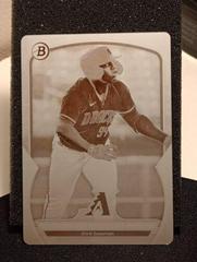 Deyvison De Los Santos [Printing Plates] #BD-36 Baseball Cards 2023 Bowman Draft Prices