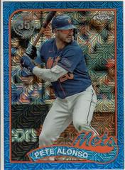 Pete Alonso [Blue] #T89C-27 Baseball Cards 2024 Topps 1989 Chrome Silver Pack Prices