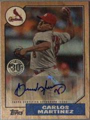 Carlos Martinez Baseball Cards 2017 Topps 1987 Autographs Prices