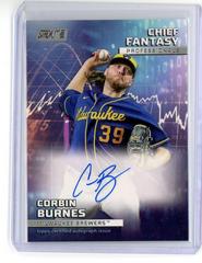 Corbin Burnes #CFPRO-CB Baseball Cards 2023 Stadium Club Chief Fantasy Professionals Autographs Prices
