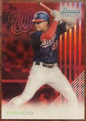 Juan Soto [Red] Baseball Cards 2022 Bowman Sterling Tek Prices