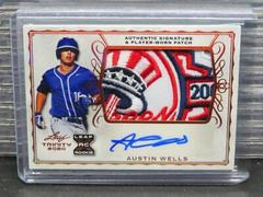 Austin Wells [Bronze] Baseball Cards 2020 Leaf Trinity Patch Autographs Prices