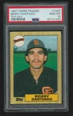 Benny Santiago Baseball Cards 1987 Topps Traded Tiffany Prices
