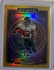 Derrick Henry [Gold] #MY-13 Football Cards 2021 Panini Donruss Optic Mythical Prices