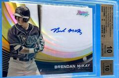 Brendan McKay #MA-BM Baseball Cards 2017 Bowman's Best Monochrome Autograph Prices