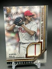 Aaron Nola [Copper] Baseball Cards 2023 Topps Museum Collection Meaningful Materials Relics Prices