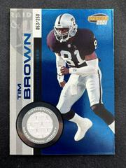 Tim Brown [Blue] Football Cards 2001 Pacific Invincible Prices