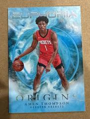Amen Thompson [Turquoise] #6 Basketball Cards 2023 Panini Origins Euphoria Prices