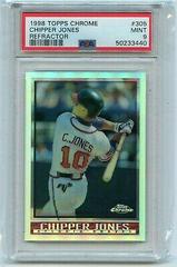 Chipper Jones [Refractor] Baseball Cards 1998 Topps Chrome Prices