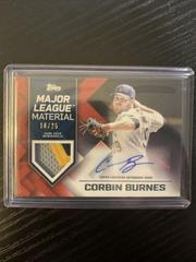 Corbin Burnes Baseball Cards 2022 Topps Major League Material Autographs Prices