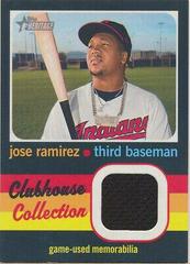 Jose Ramirez #CCRJR Baseball Cards 2020 Topps Heritage Clubhouse Collection Relics Prices