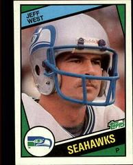 Jeff West Football Cards 1984 Topps Prices