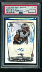 James White #JW Football Cards 2014 Bowman Chrome Rookie Refractor Autographs Prices