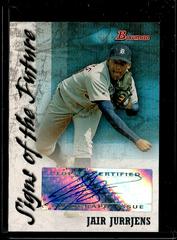 Jair Jurrjens [autograph] #SOF-JJ Baseball Cards 2007 Bowman Signs of the Future Prices