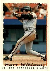 Matt Williams Baseball Cards 1995 Topps Prices