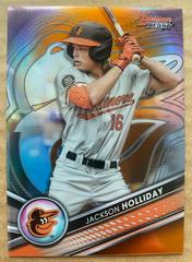 Jackson Holliday [Orange] #TP-12 Baseball Cards 2023 Bowman's Best Top Prospects Prices
