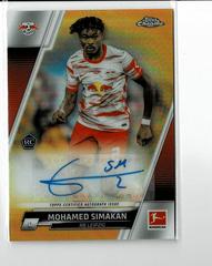 Mohamed Simakan [Gold] Soccer Cards 2021 Topps Chrome Bundesliga Autographs Prices