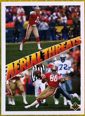 Arial Threats Joe Montana & Jerry Rice Football Cards 1991 Upper Deck Prices