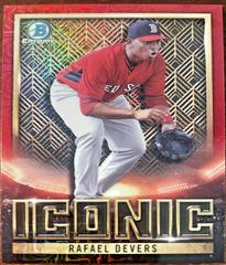 Rafael Devers [Mojo] #BI-10 Baseball Cards 2023 Bowman Chrome Iconic Prices
