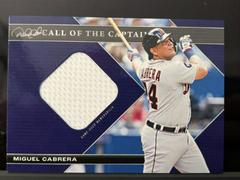 Miguel Cabrera [Relic Navy Blue] Baseball Cards 2022 Topps X Derek Jeter Prices