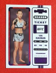 Yan Xiaonan [Purple] #104 Ufc Cards 2023 Panini Chronicles UFC Prices