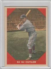 KI KI Cuyler #75 Baseball Cards 1960 Fleer Prices