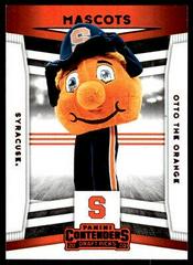 Otto the Orange [Red] Basketball Cards 2020 Panini Contenders Draft Picks Mascots Prices