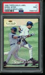 Derek Jeter [Class 2 Black Label] Baseball Cards 1999 Topps Gold Label Prices