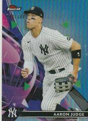 Aaron Judge [Sky Blue Refractor] #77 Baseball Cards 2021 Topps Finest Prices