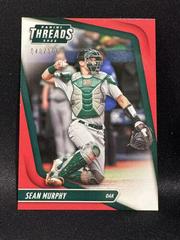 Sean Murphy [Red] #21 Baseball Cards 2022 Panini Chronicles Threads Prices